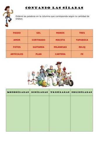 Contando sílabas