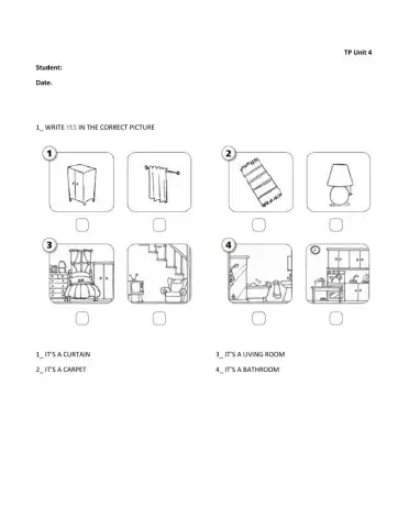 House and prepositions of place