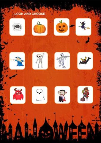 Halloween vocabulary