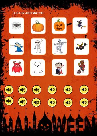 Halloween vocabulary