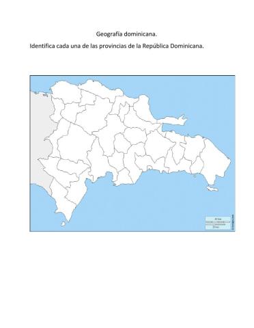 Mapa Político de la República Dominicana