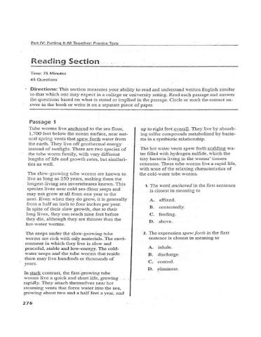 Esli Toefl Reading Section. 2020