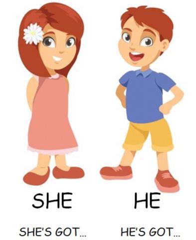 She's got - He's got