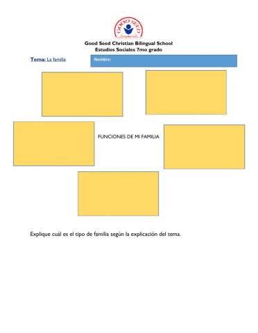 Tipos y funciones de familia