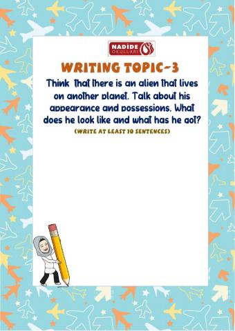 Writing-3 for 5th Grades