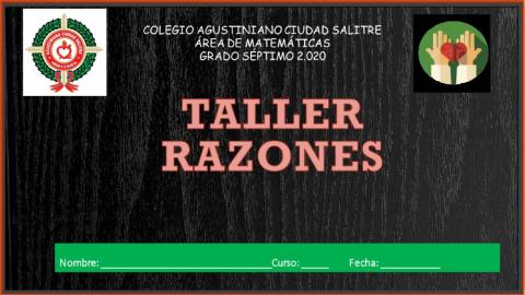 Taller Razones
