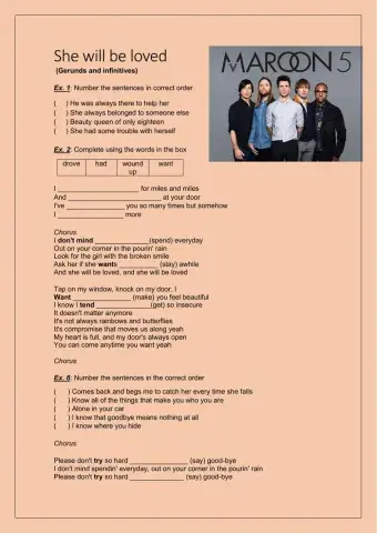 Gerunds and Infinitives Song