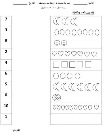 لائم العدد للكمية