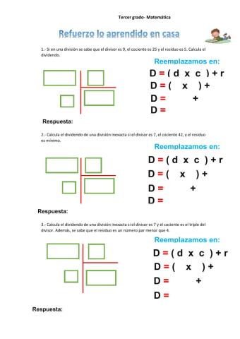 Problemas termino de division