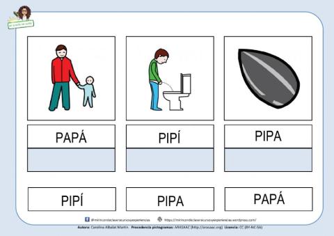 PAPÁ, PIPÍ y -PIPA