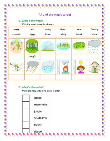 Ali and the magic carpet