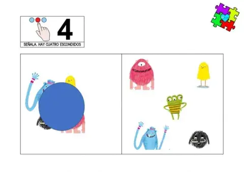 Funciones ejecutivas con Monstruo Rosa