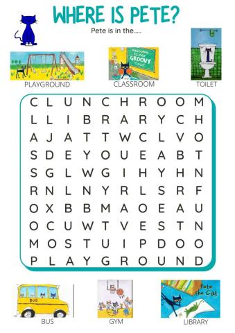 Pete the cat Rocking in my school shoes