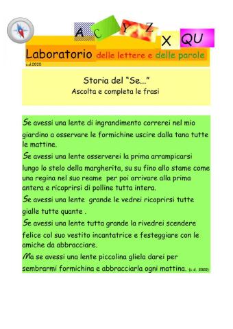 Filastrocca della formichina e della margherita