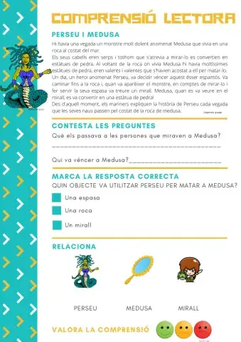 Comprensió Lectora Perseu i Medusa
