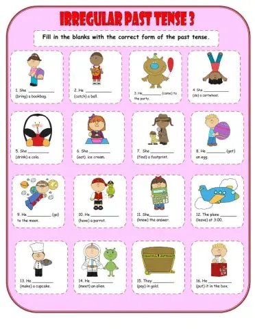 Irregular Past Tense 3