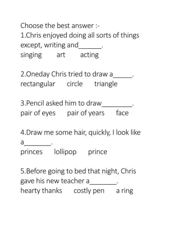 The magic pencil-fourth std