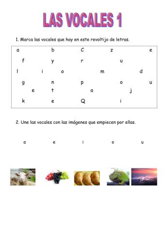 Las vocales 1