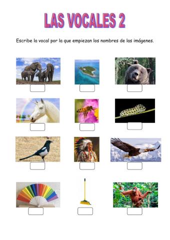 Las vocales 2