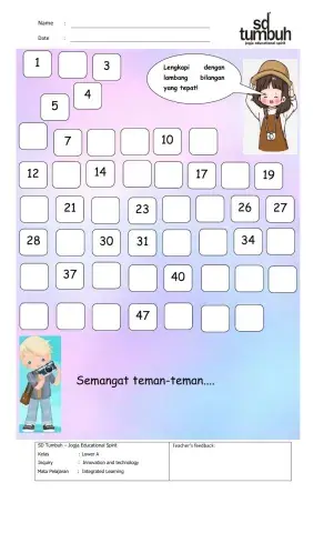 Bilangan Cacah 0-100