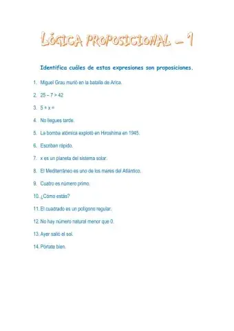 Lógica proposicional 1