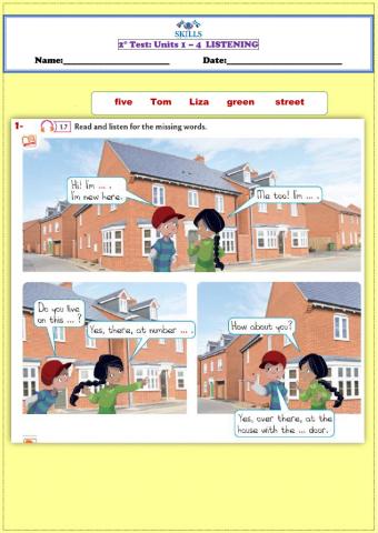 2° Term Test - Pre-Teens - Listening