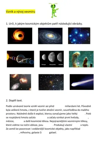 Vznik a vývoj vesmíru