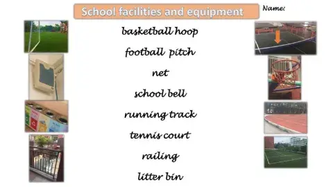 School facilities and equipment
