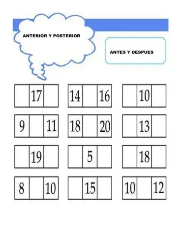 Numero anterior y posterior