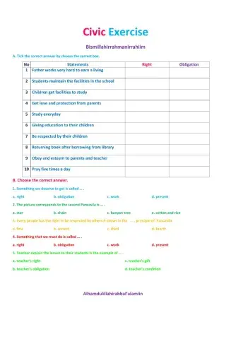 Civic Right and Obligation