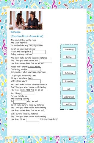 Distance (Christina Perri - Jason Mraz)