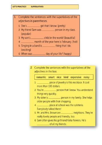 SUPERLATIVE PRACTICE