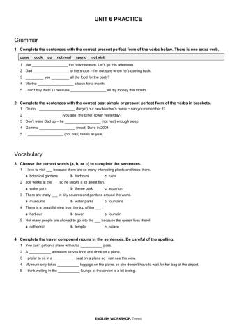 Unit 6 Practice