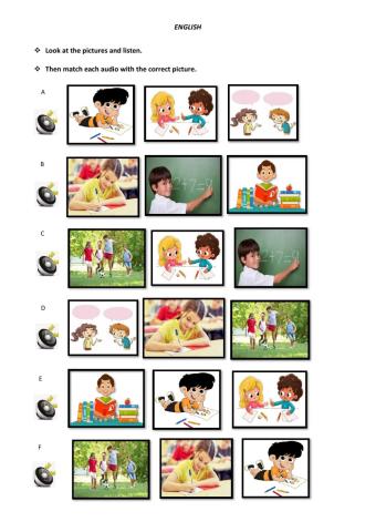 What do you like at school