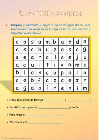 Río del Departamento de Arequipa