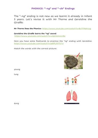 PHONICS -ng- ENDING 4