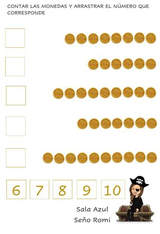 Piratas conteo hasta 10