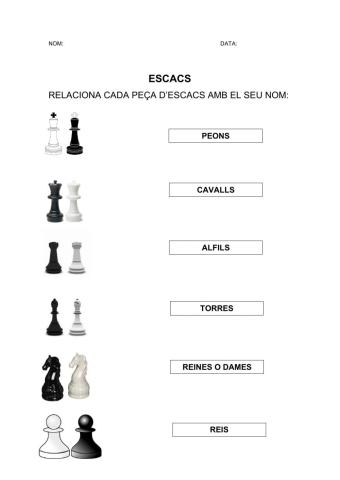 Peces d'escacs.