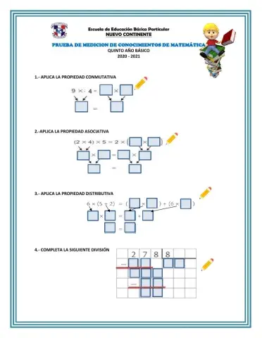 Prueba de matematica 2