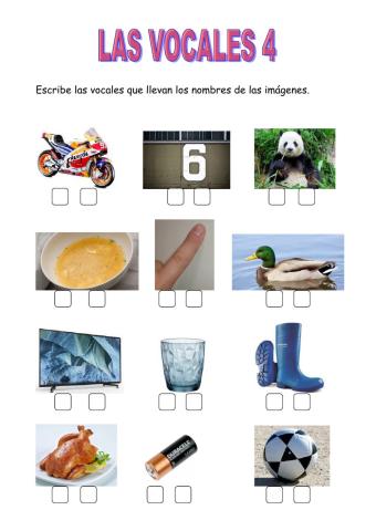 Las vocales 4