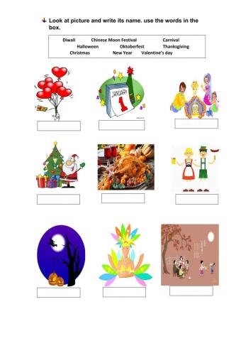 Festivals and holidays