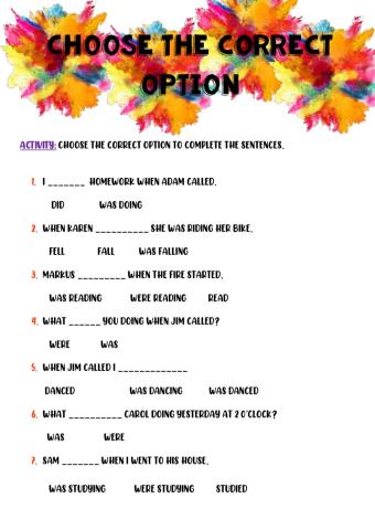 Past Simple & Continuous