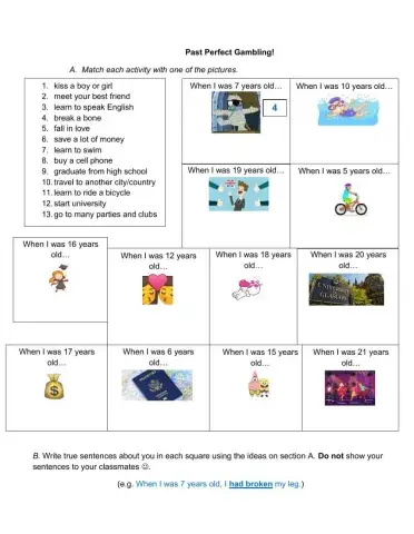 Past Perfect (Life Events)