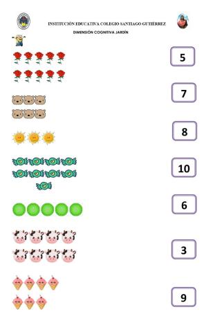 Los números de 0 a 10