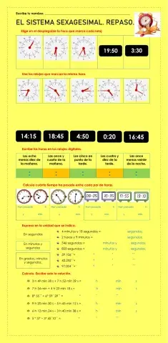 Repaso 1 Sistema Sexagesimal