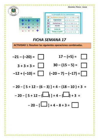 Ficha semana 17