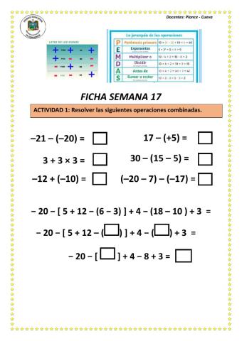 Ficha semana 17