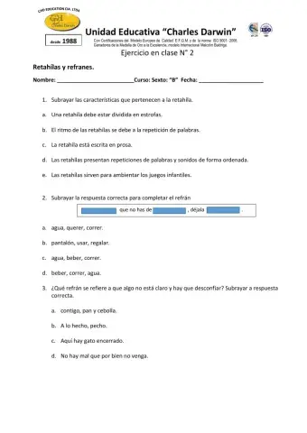 Retahílas, refranes