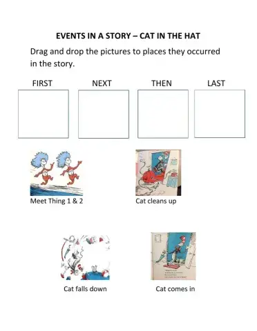 Events in a Story - The Cat in the Hat