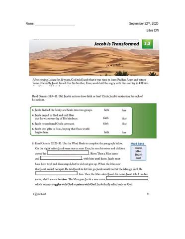 God affirms His covenant